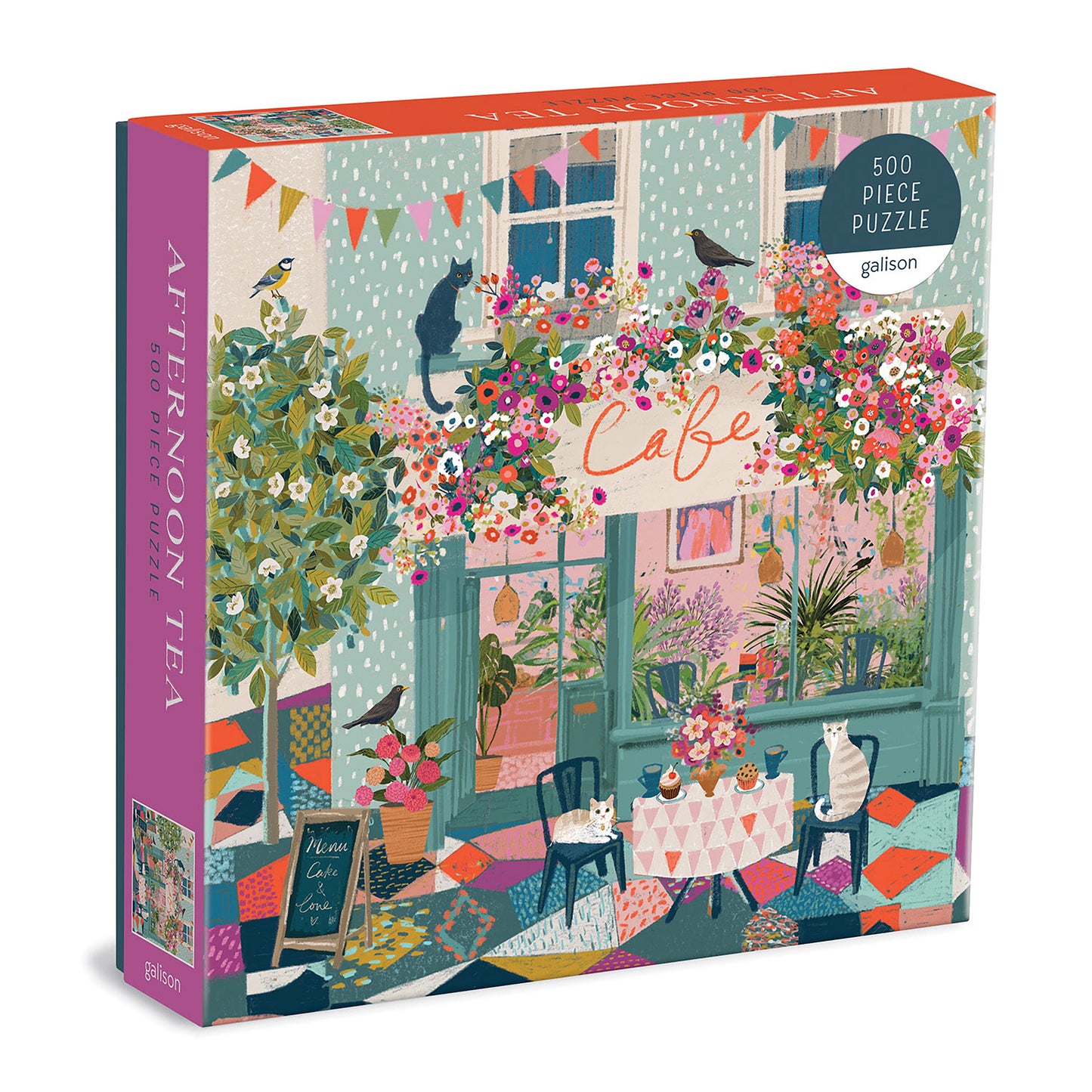 Galison Afternoon Tea Puzzle 500pc