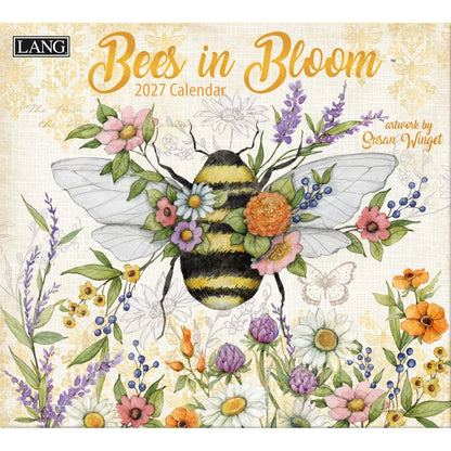 Bees In Bloom 2027 Wall Calendar