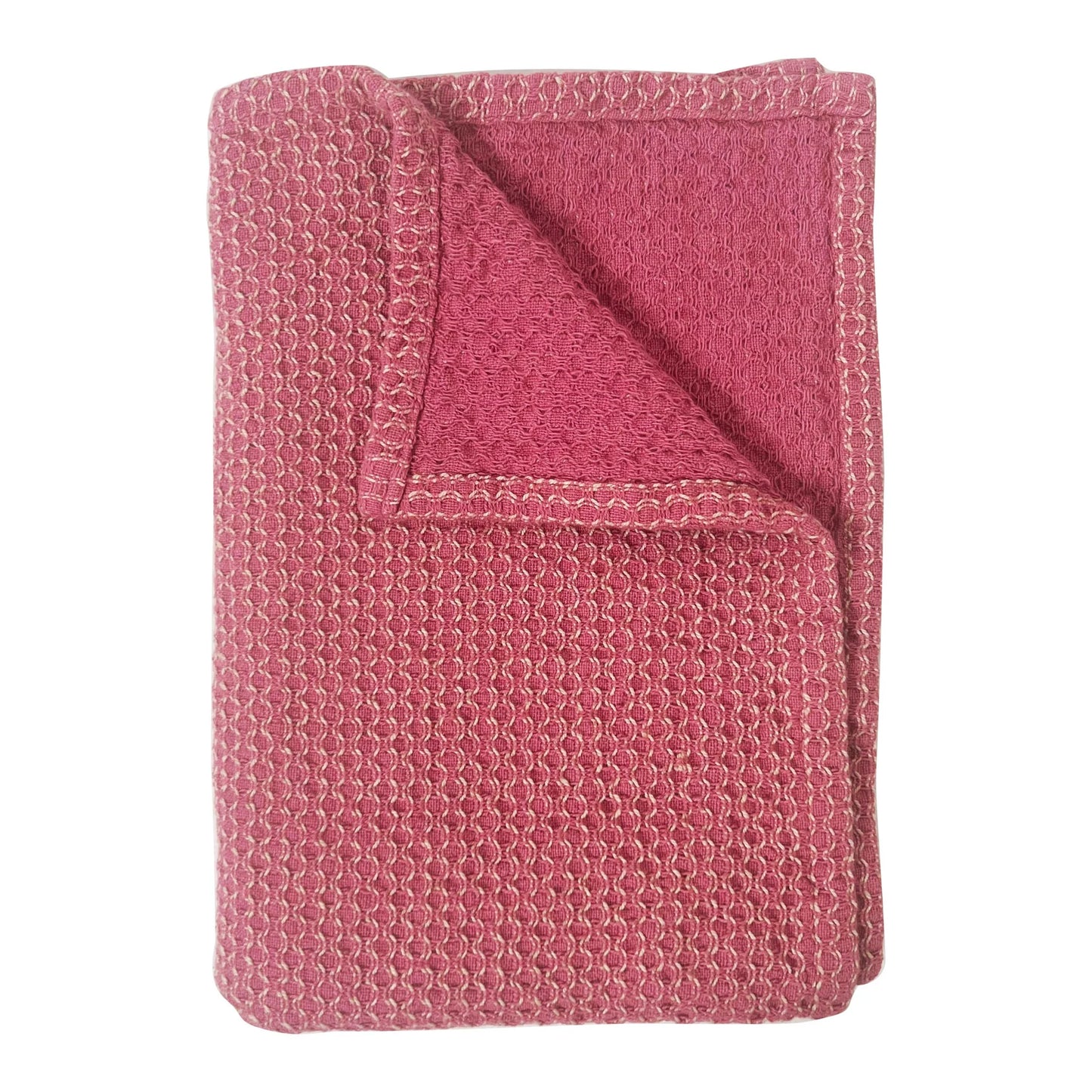 Tea Towel Raspberry Lume 2pk