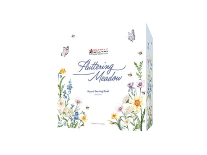 Fluttering Meadow Round Serving Bowl
