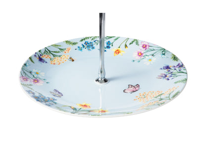 Fluttering Meadow 2 Tier Cake Stand 15/19x26cm