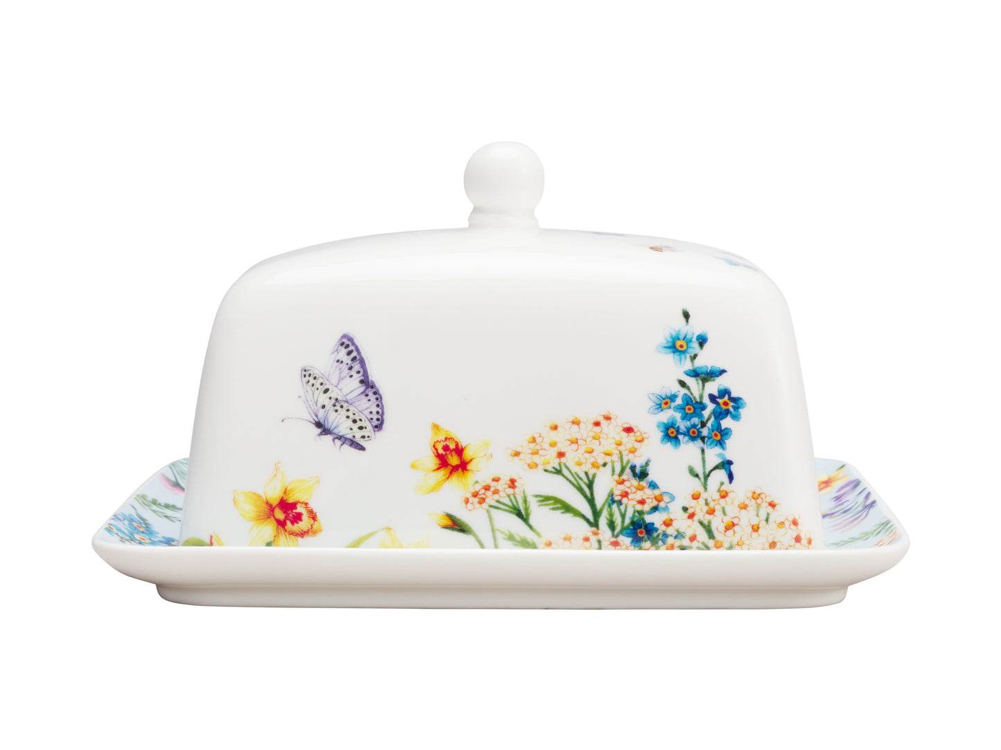 Fluttering Meadow Butter Dish