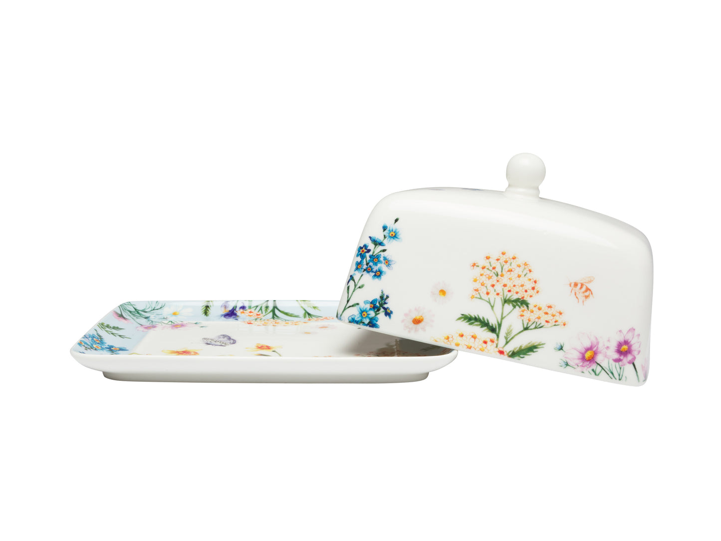 Fluttering Meadow Butter Dish