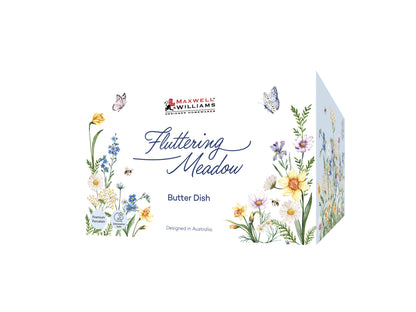 Fluttering Meadow Butter Dish