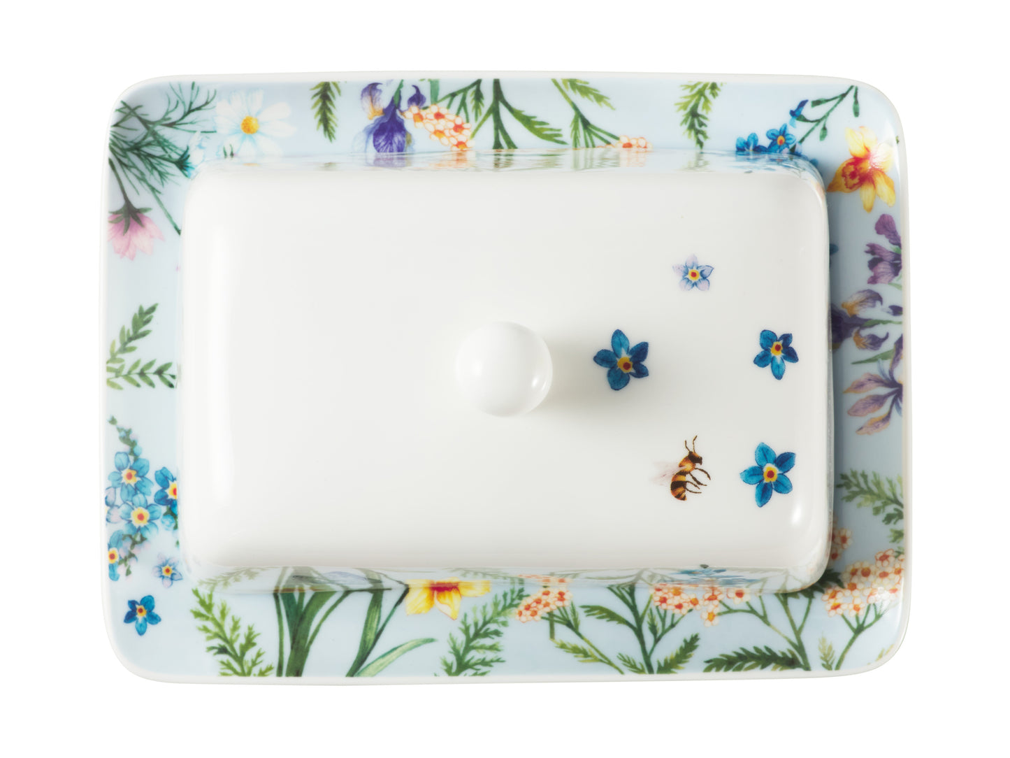 Fluttering Meadow Butter Dish