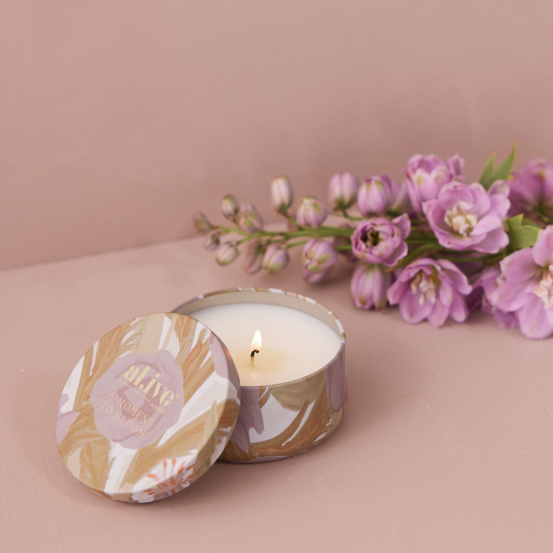 A Moment to Bloom Mini Soy Candle LTD ED