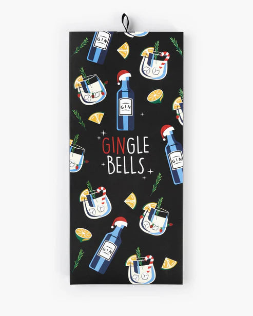 Gin-Gle Bells Sock Card