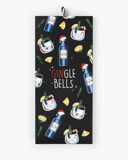Gin-Gle Bells Sock Card