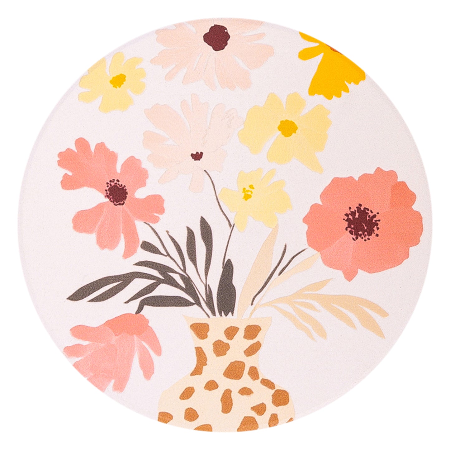 Billie Coaster| White Vase