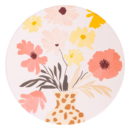 Billie Coaster| White Vase