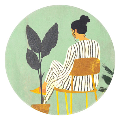 Billie Coaster| Green Chair