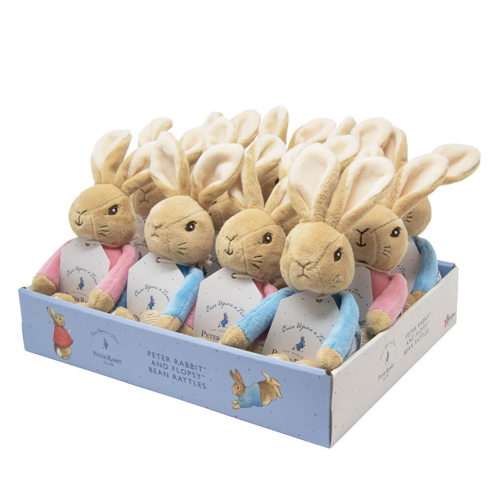 Peter Rabbit & Flopsy Bean Rattle – A.W. Smith & Sons Gift & Homewares