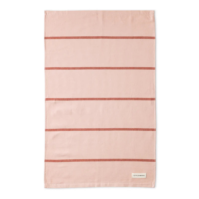 Tea Towel Between The Lines II | Berry