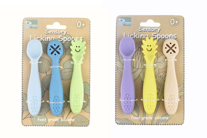 Sensory Silicone Licking Spoons