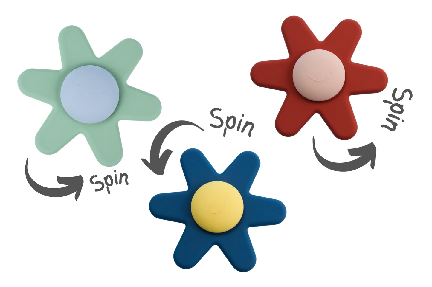 Silicone Spinning Daisy