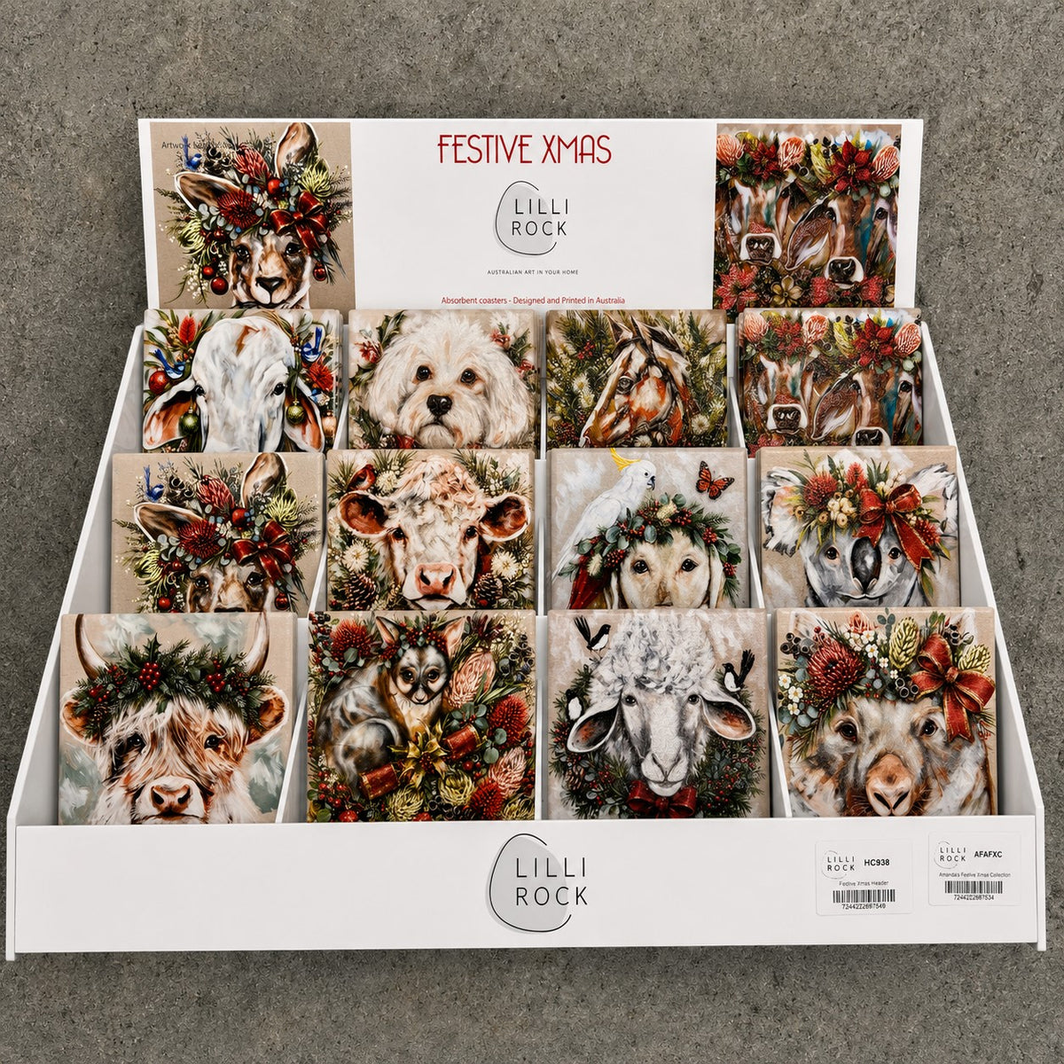 Lilli Rock Coaster - Festive Christmas