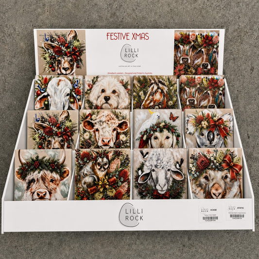 Lilli Rock Coaster - Festive Christmas
