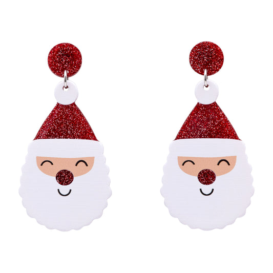 Christmas Earrings | Santa