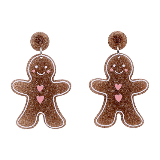 Christmas Earrings | Gingerbread Man