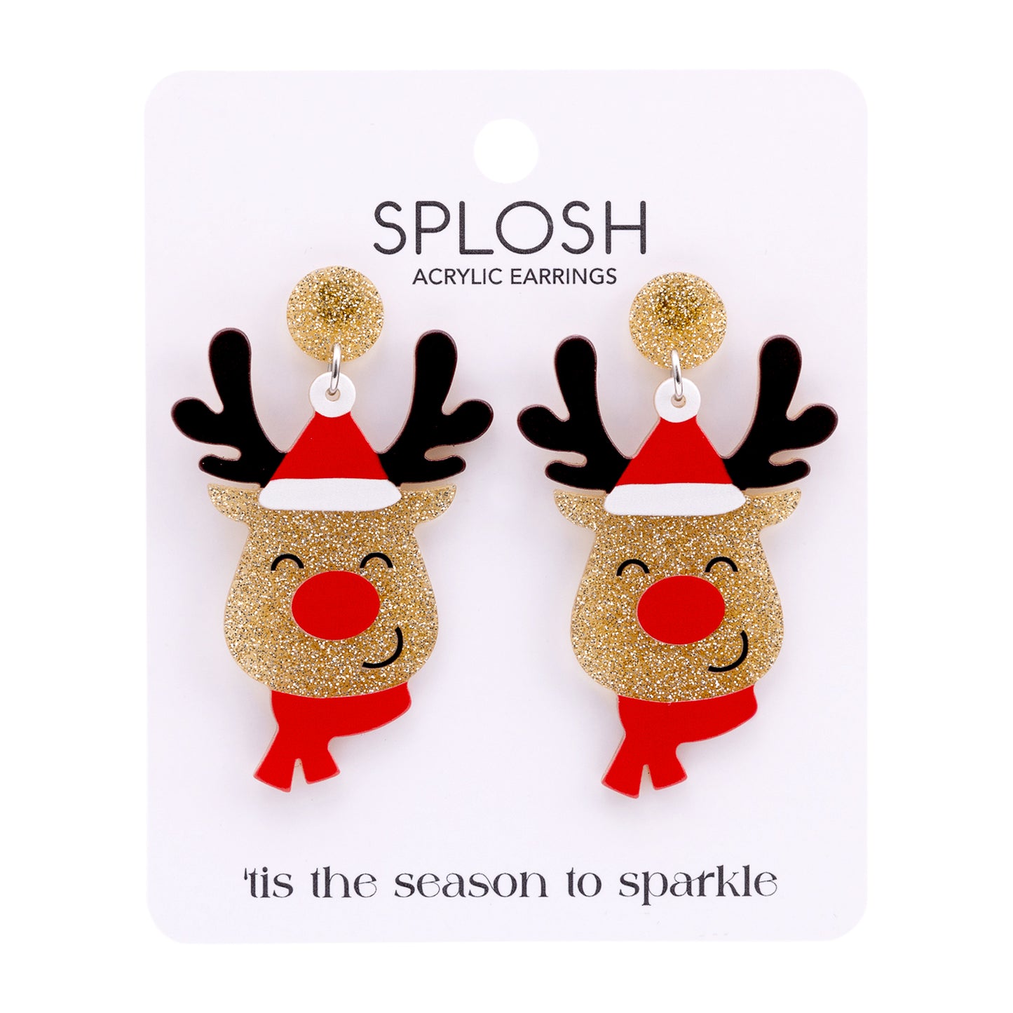 Christmas Earrings | Rudolph