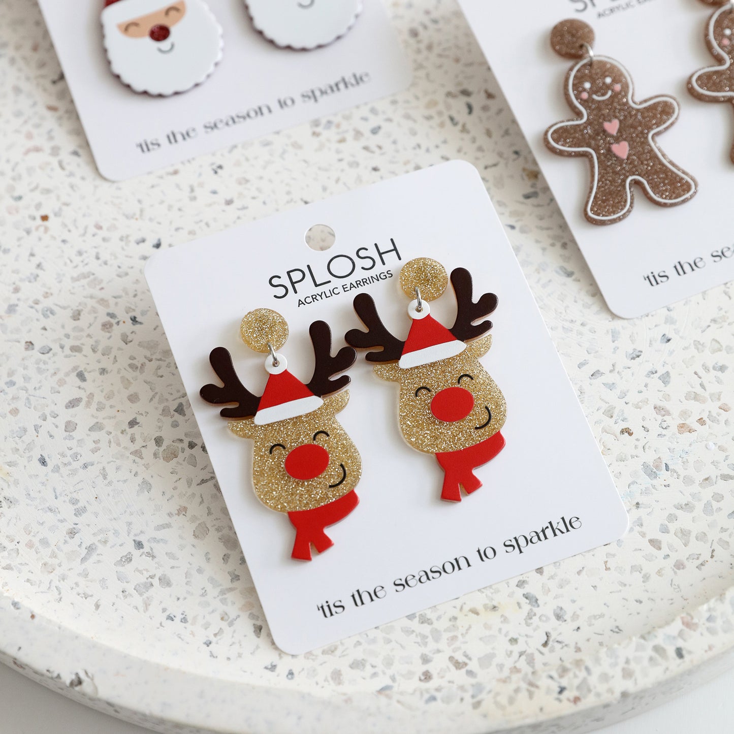 Christmas Earrings | Rudolph