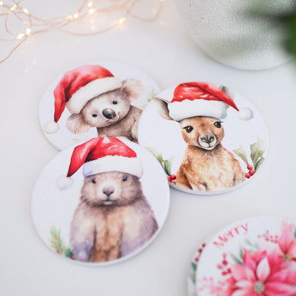 Christmas Coaster | Kangaroo