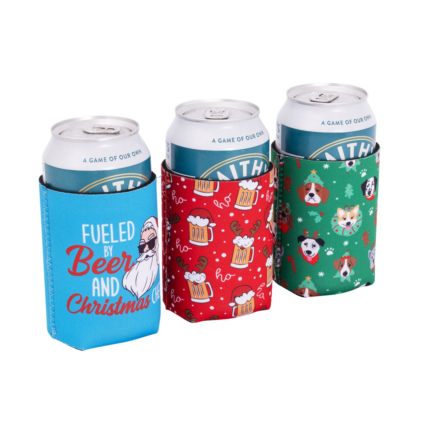 Christmas Stubby Cooler | Dogs