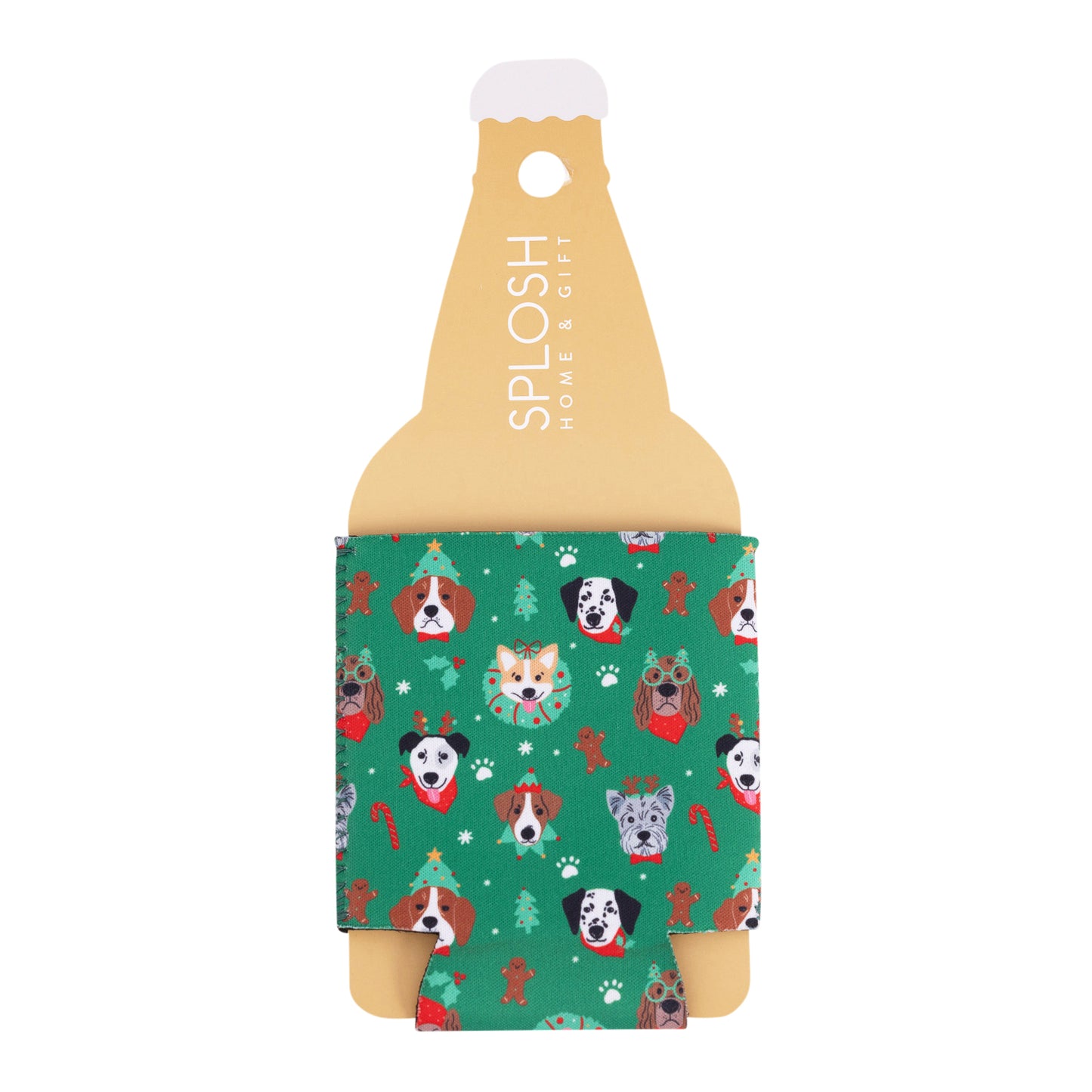 Christmas Stubby Cooler | Dogs