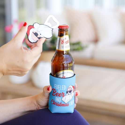 Christmas Stubby Cooler | Santa