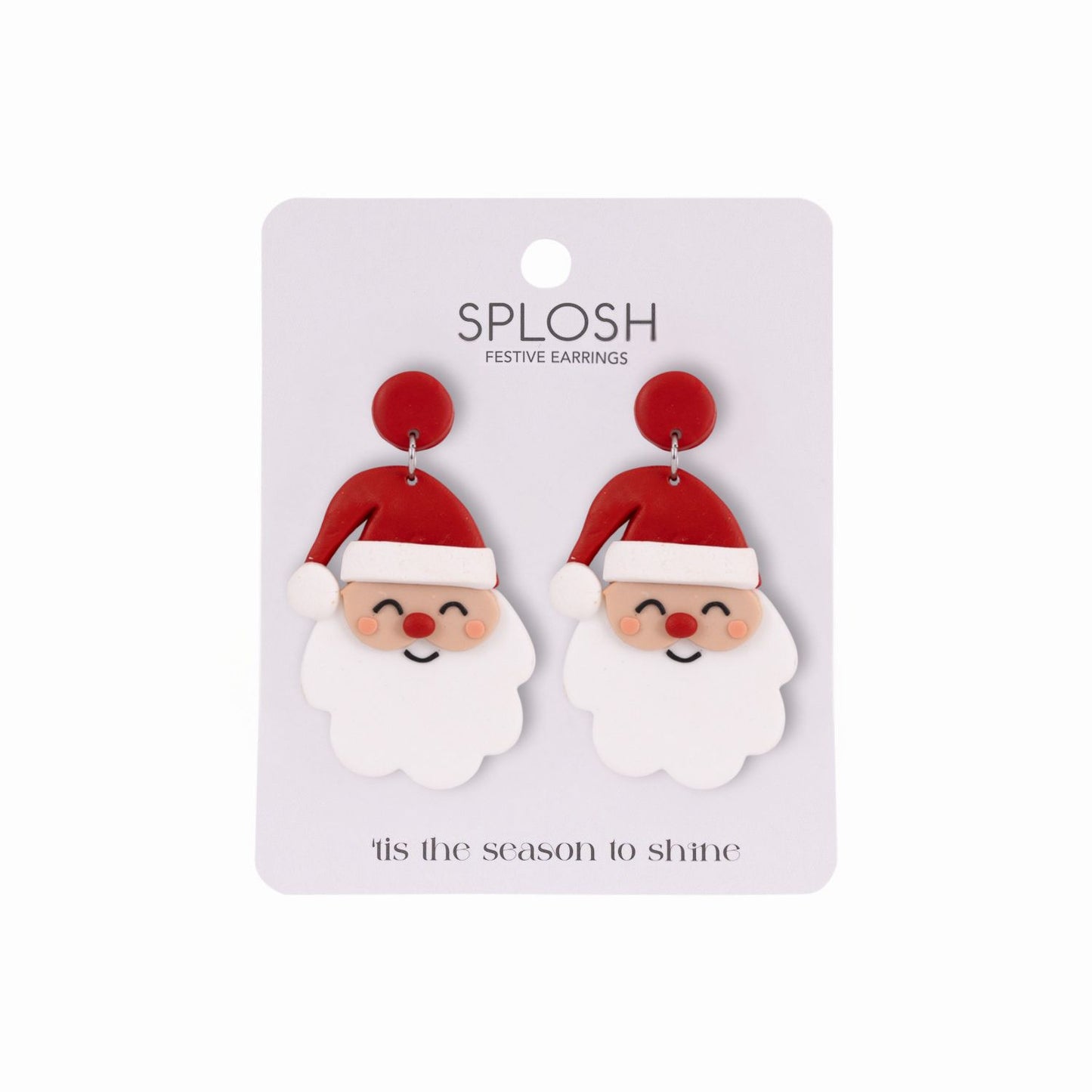 Christmas Earrings | Santa