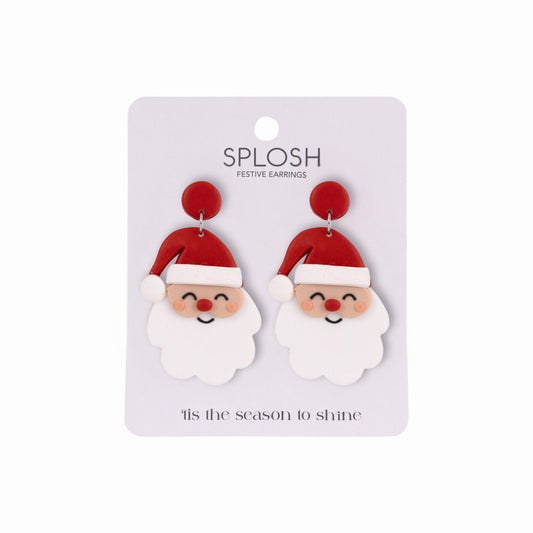 Christmas Earrings | Santa
