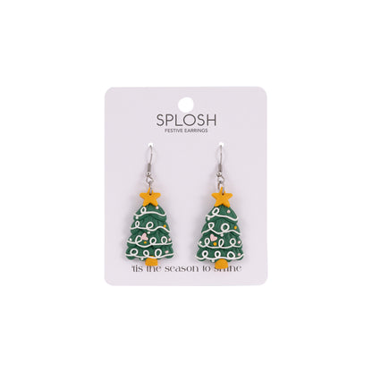 Christmas Earrings | Small Tree