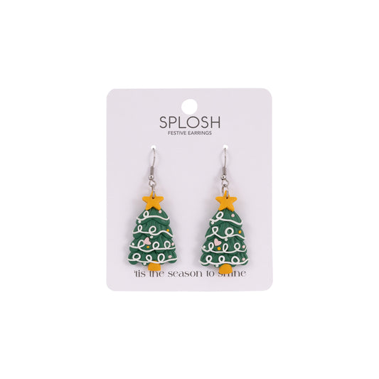 Christmas Earrings | Small Tree