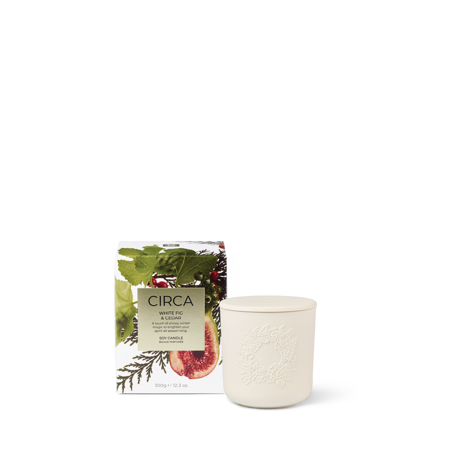 White Fig & Cedar 300g Candle