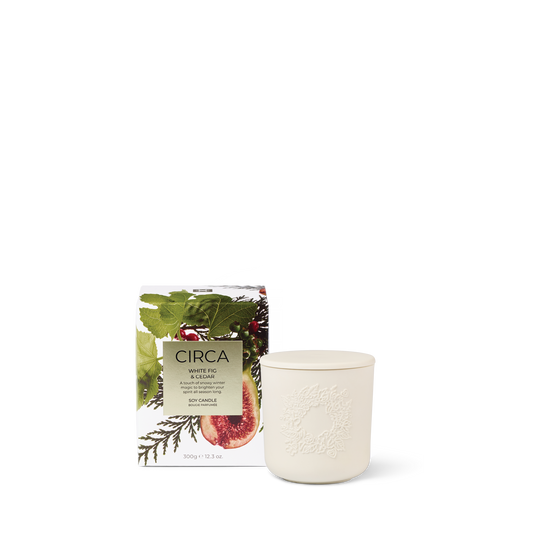 White Fig & Cedar 300g Candle