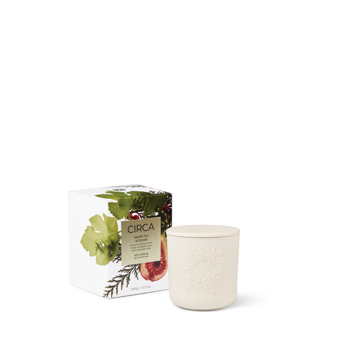 White Fig & Cedar 300g Candle