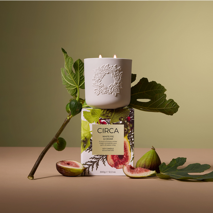 White Fig & Cedar 300g Candle
