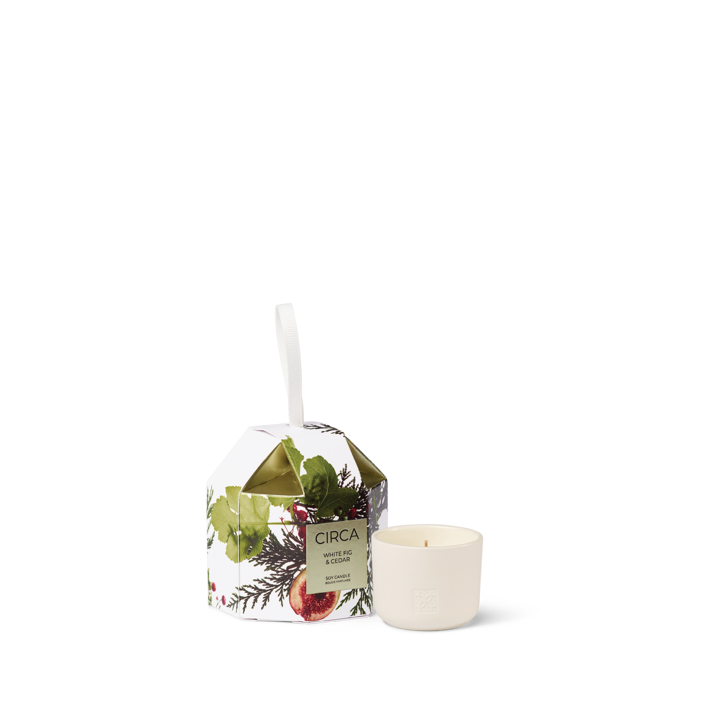 White Fig & Cedar 70g Bauble Candle