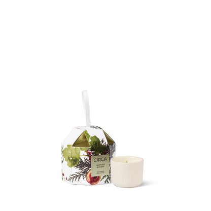 White Fig & Cedar 70g Bauble Candle