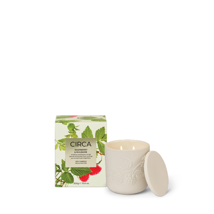 Raspberry & Rhubarb 300g Candle