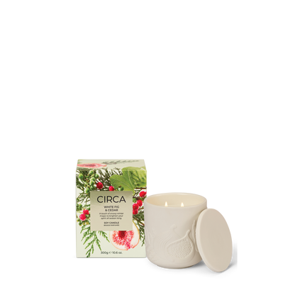 White Fig & Cedar 300g Candle