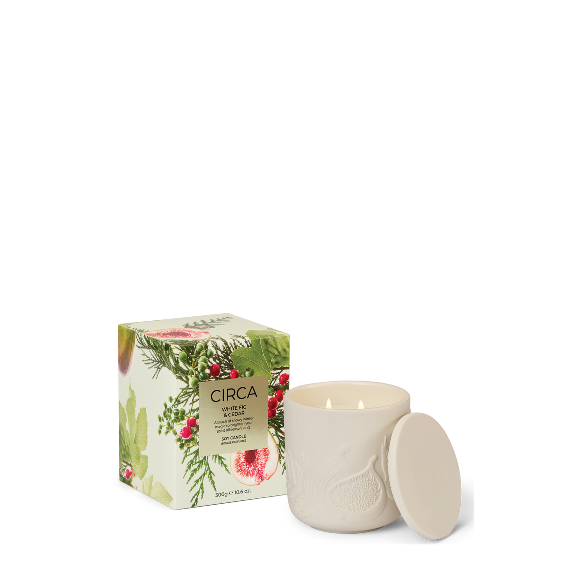 White Fig & Cedar 300g Candle