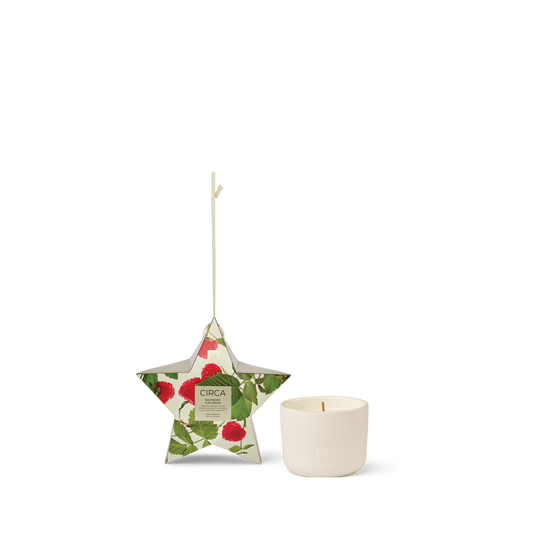 Raspberry & Rhubarb 70g Bauble Candle