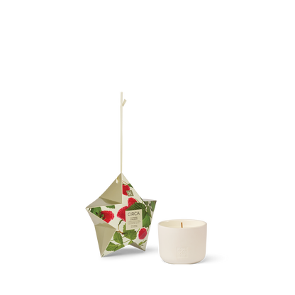 Raspberry & Rhubarb 70g Bauble Candle