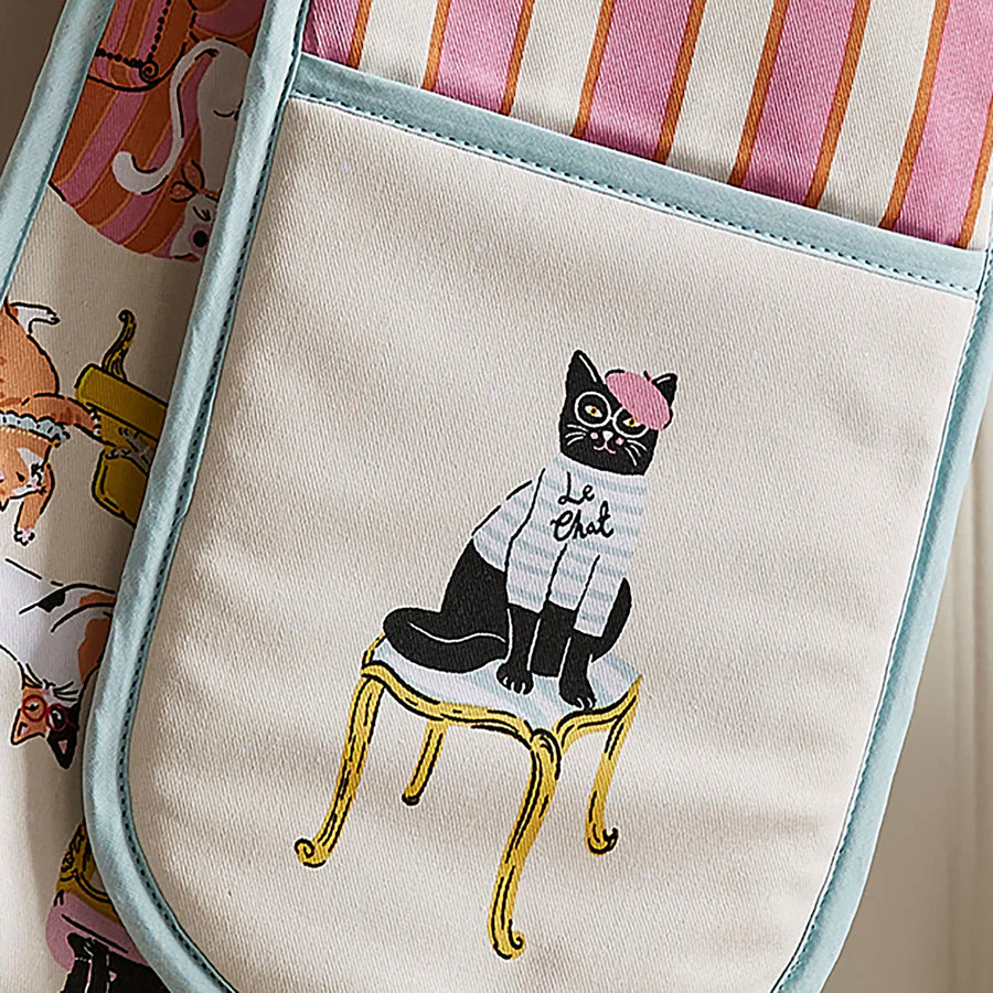 Cool Cats  Double Oven Glove