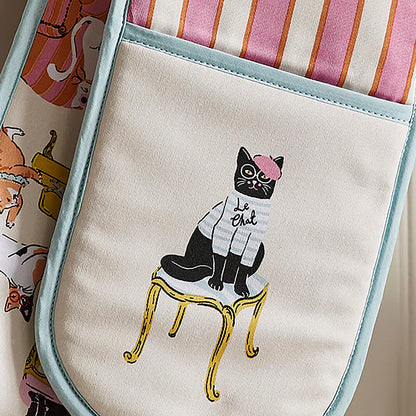 Cool Cats  Double Oven Glove