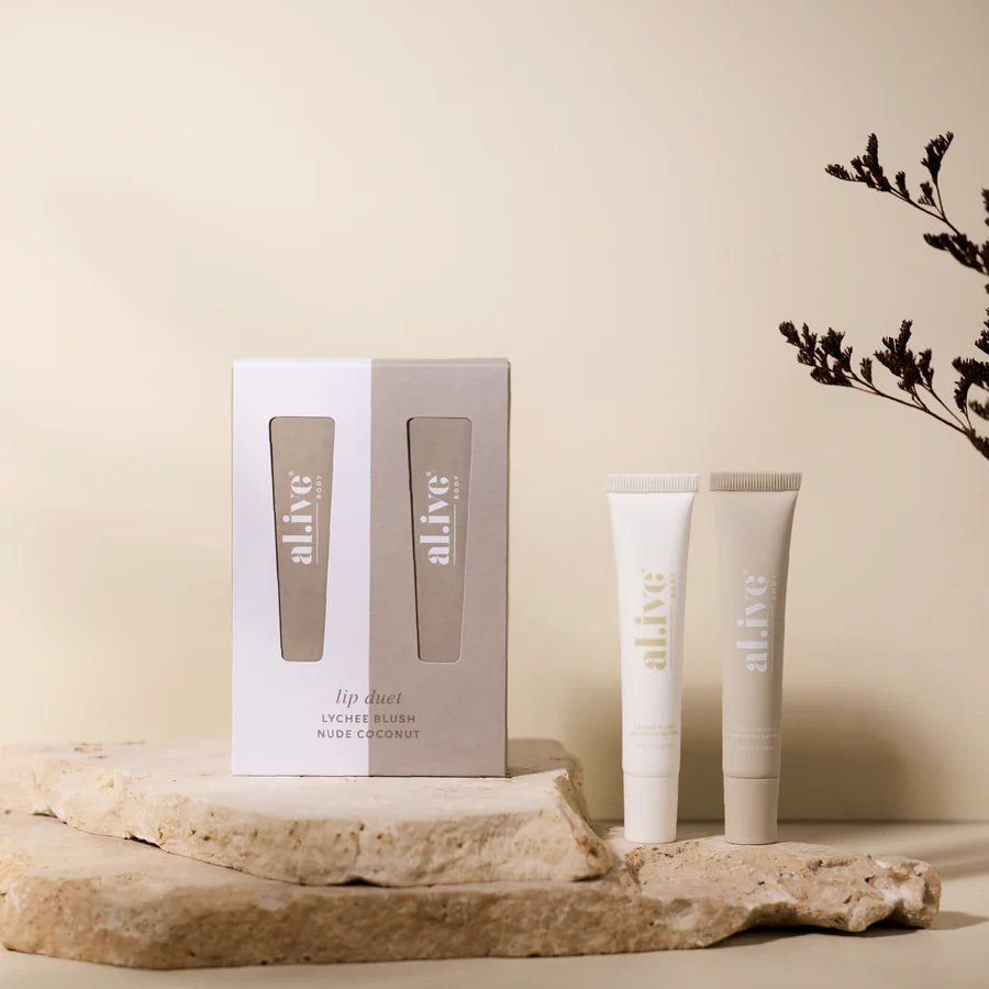 Lip Duet - Lychee Blush & Nude Coconut