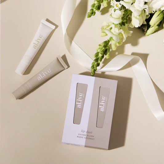 Lip Duet - Lychee Blush & Nude Coconut