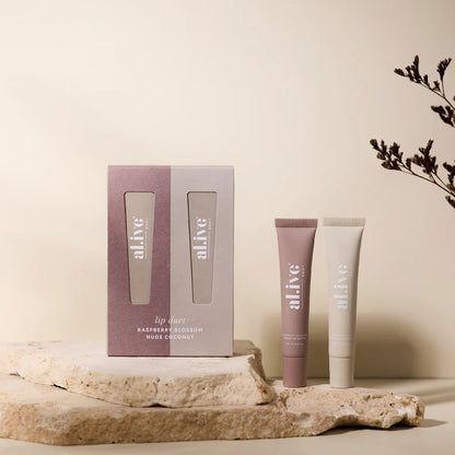 Lip Duet - Raspberry Blossom & Nude Coconut