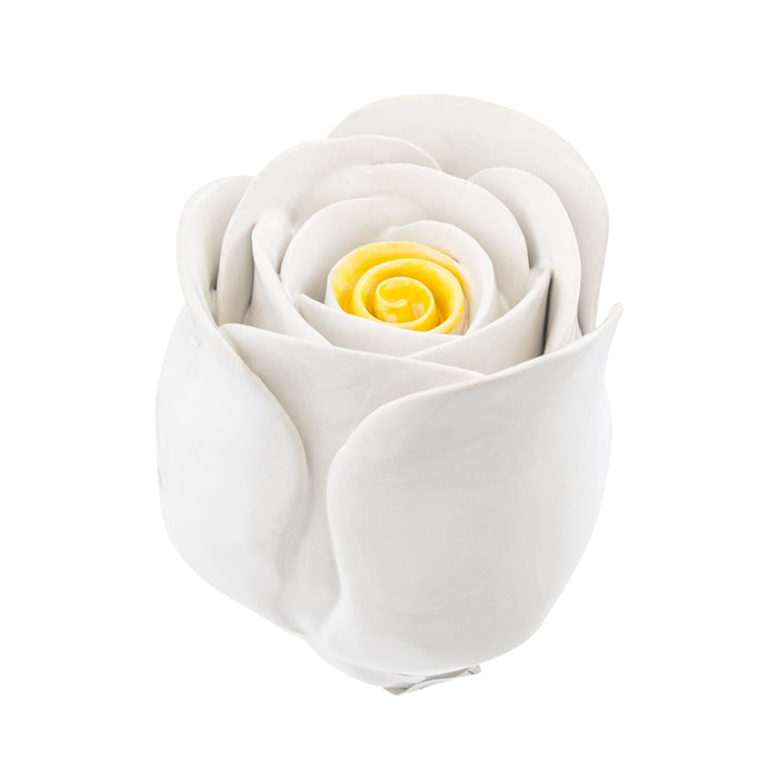 Spring Decorative Rose Flower | White